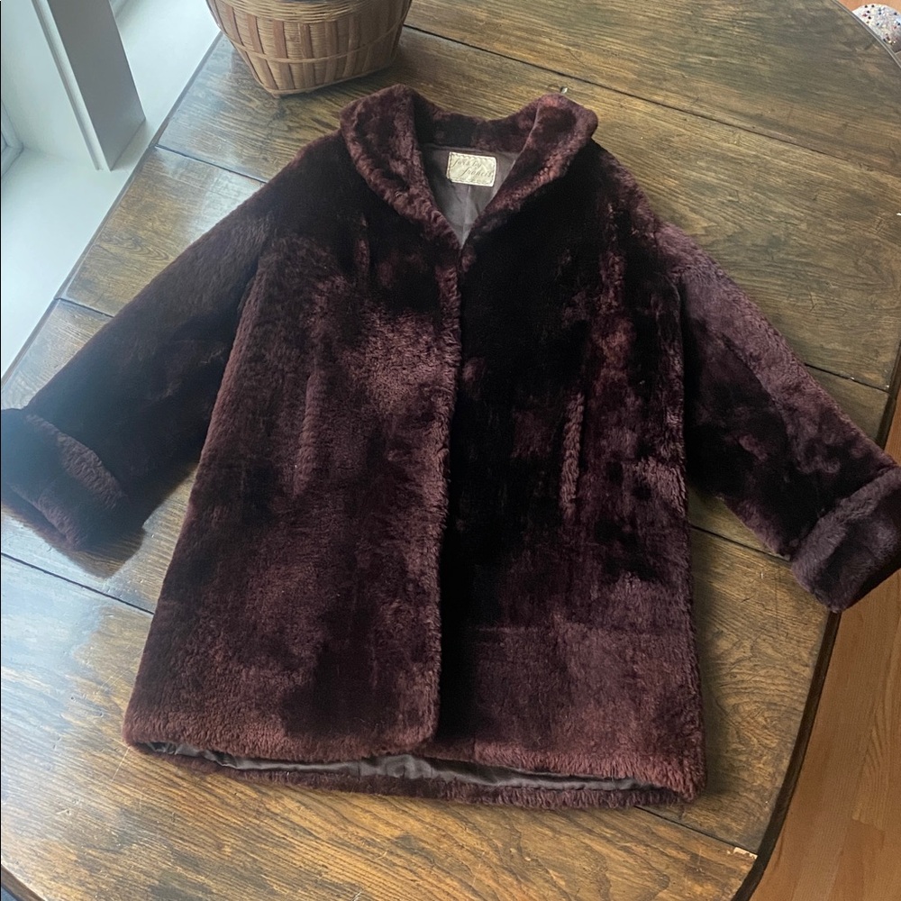 Luxurious Brown real Fur Coat
